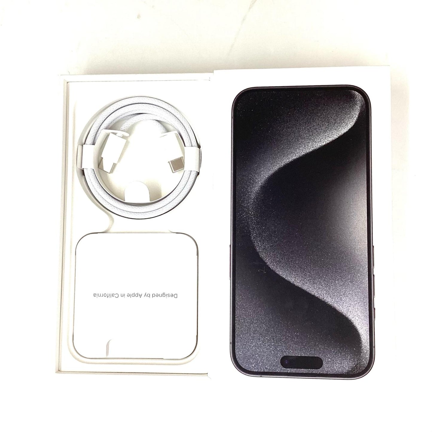 【全額返金保証】【最速発送】Apple iPhone iPhone 15 Pro 128GB ブラック SIMフリー 白ロム 美品 動作確認済 86%