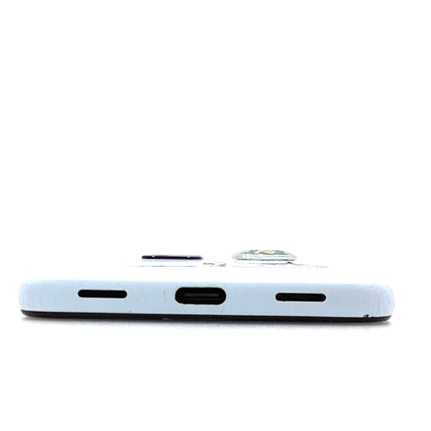【最速発送】Google Pixel 4a 128GB Barely Blue Softbank GO25M 白ロム【難有】