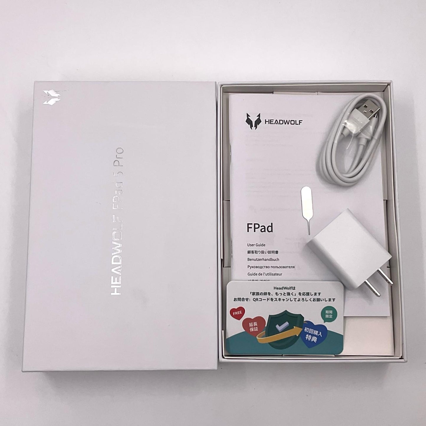 【全額返金保証】【最速発送】Headwolf FPad5 Pro 8.38インチ 256GB SIMフリー 白ロム 美品 動作確認済