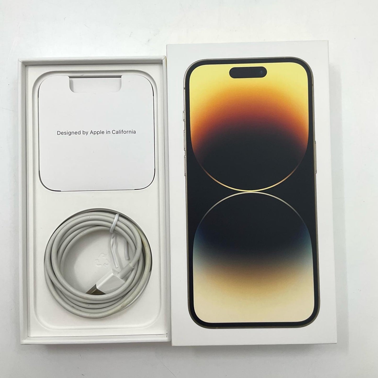 【全額返金保証】【最速発送】Apple iPhone iPhone Pro 14 Pro 256GB ゴールド SIMフリー 白ロム 美品 動作確認済 88%