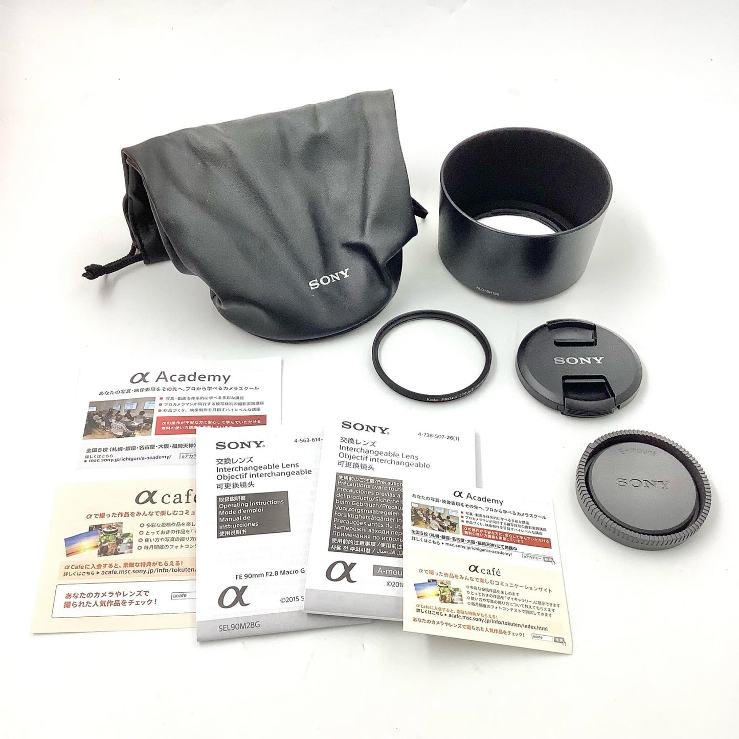 【全額返金保証】【最速発送】Sony FE 90mm F2.8 Macro G OSS SEL90M28G 動作確認済