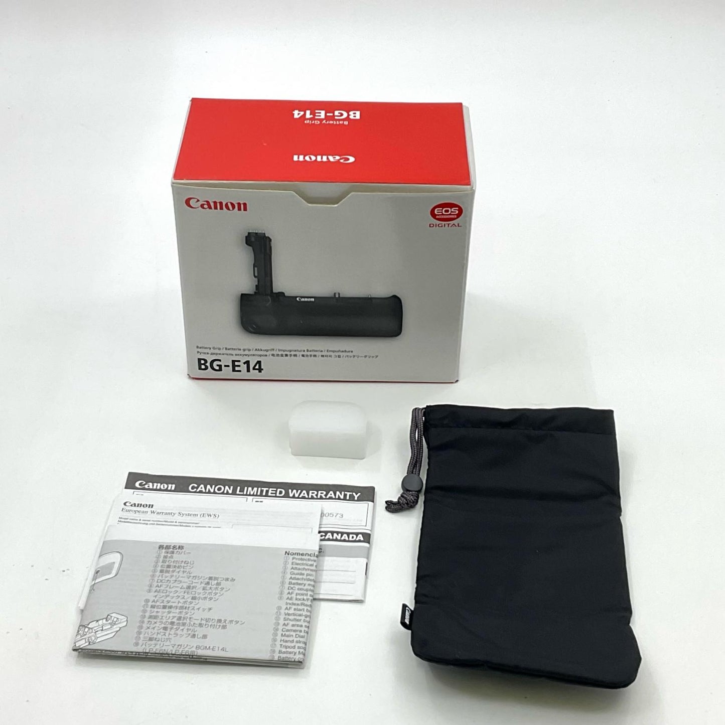 【全額返金保証】【最速発送】Canon BG-E14 超美品 動作確認済