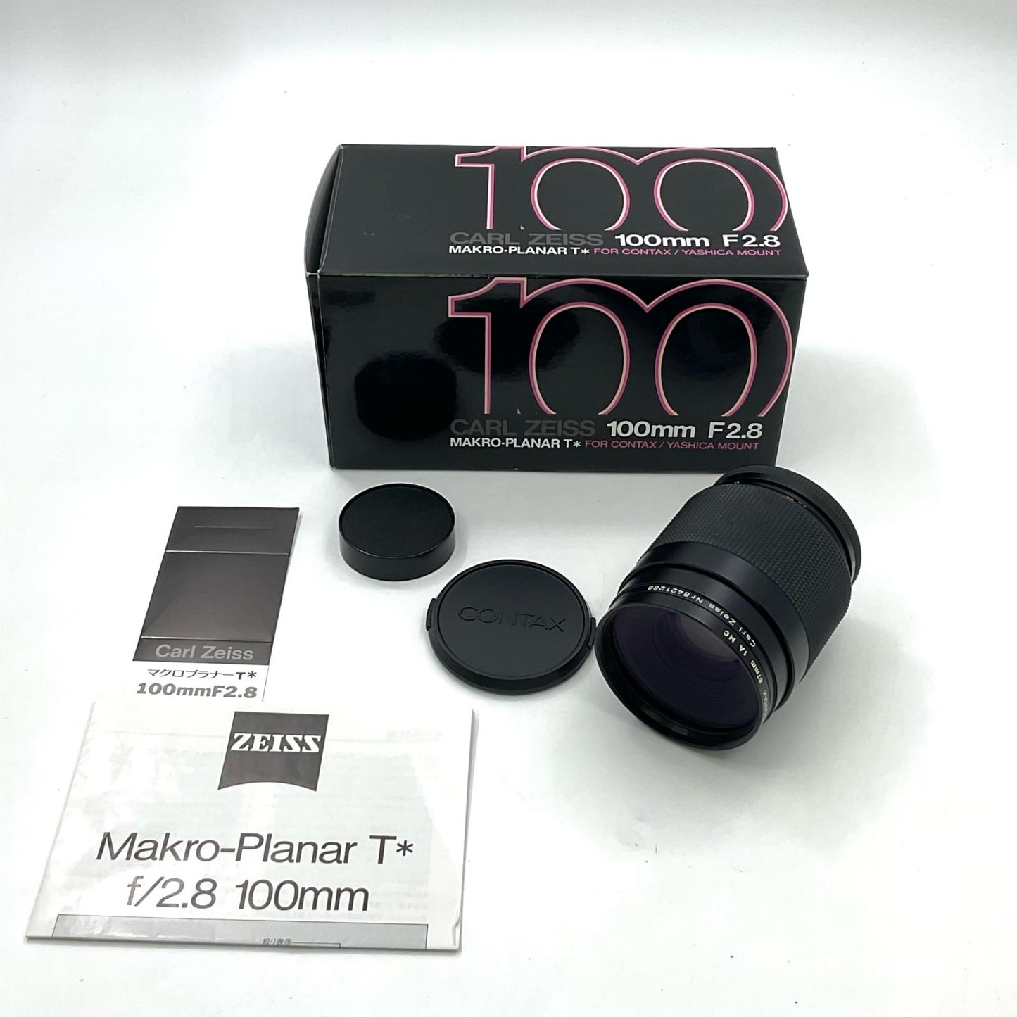 【全額返金保証】【最速発送】京セラ Carl Zeiss Makro-Planar T* 100mm F2.8 (AEJ) 動作確認済