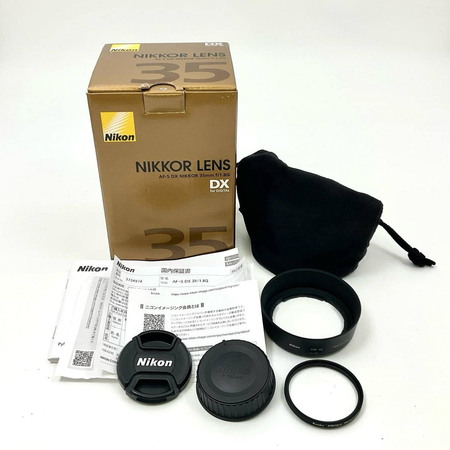 【全額返金保証】【最速発送】Nikon AF-S NIKKOR 35mm f/1.8G 超美品 動作確認済