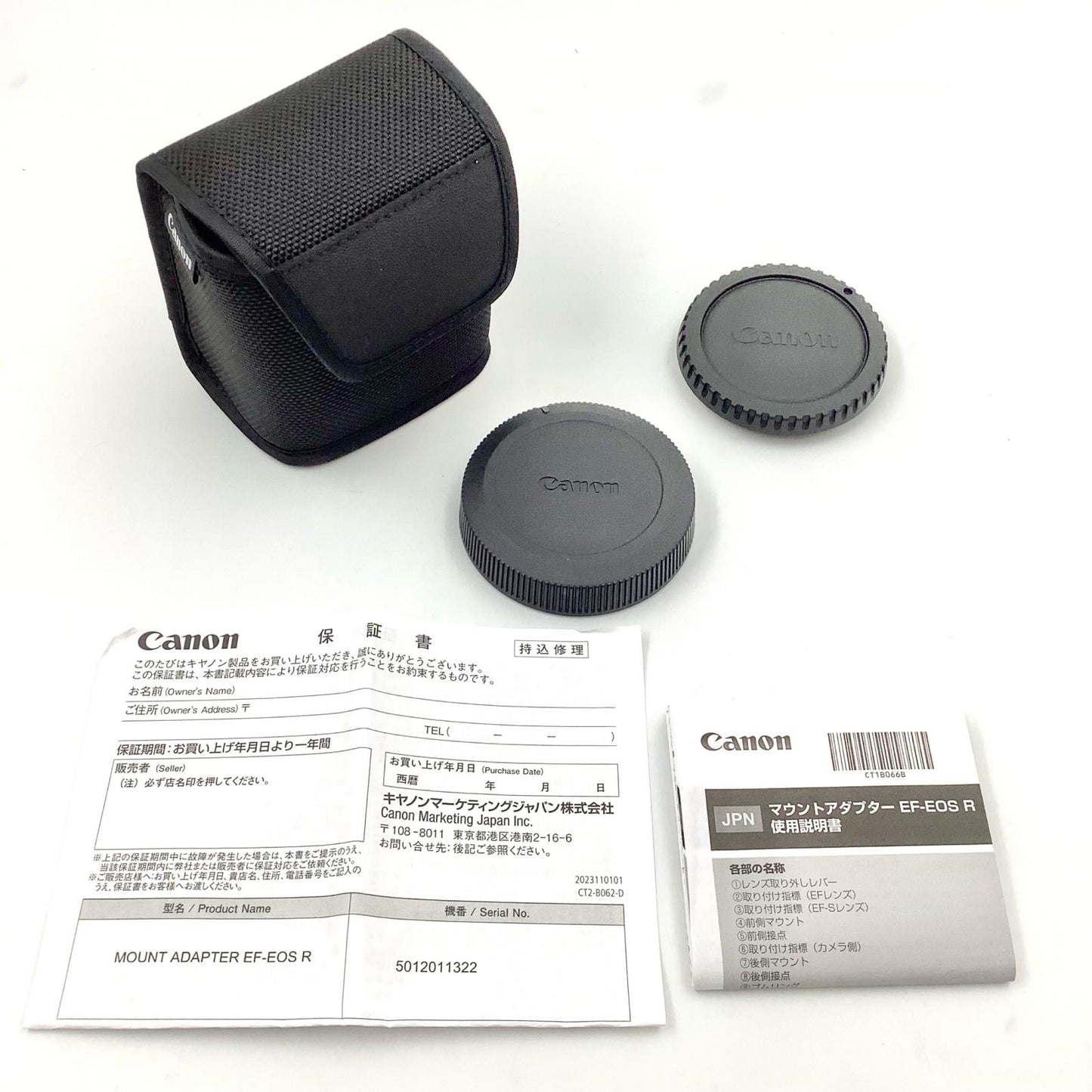 【全額返金保証】【最速発送】Canon EF-EOSR マウントアダプター 超美品 動作確認済