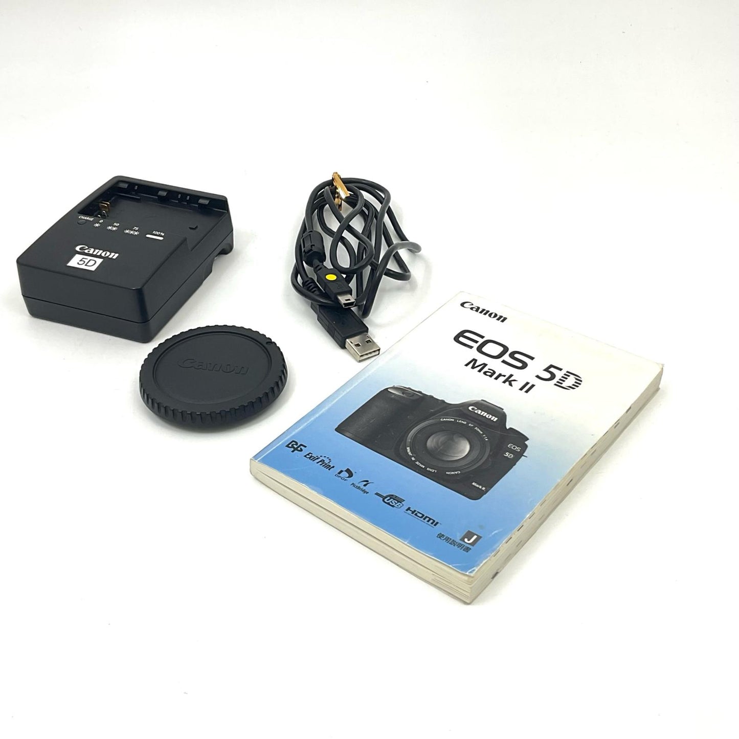 【全額返金保証】【最速発送】Canon デジタル一眼 EOS 5D Mark II ボディ ブラック 動作確認済