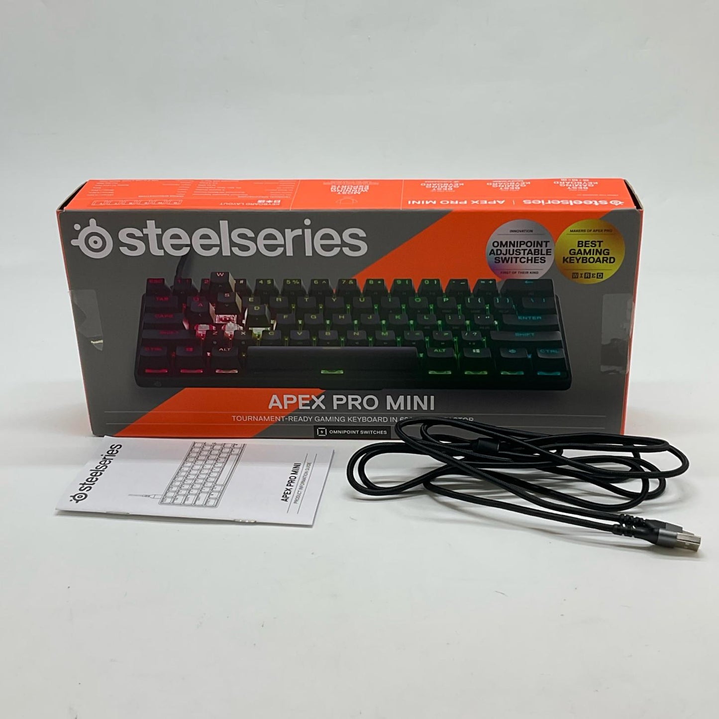 【全額返金保証】【最速発送】steelseries APEX PRO MINI KB-00017 動作確認済