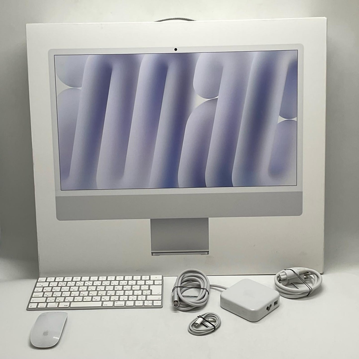 【全額返金保証】【最速発送】Apple iMac 24インチ M4 10コア 24GB SSD 512GB シルバー 美品 動作確認済