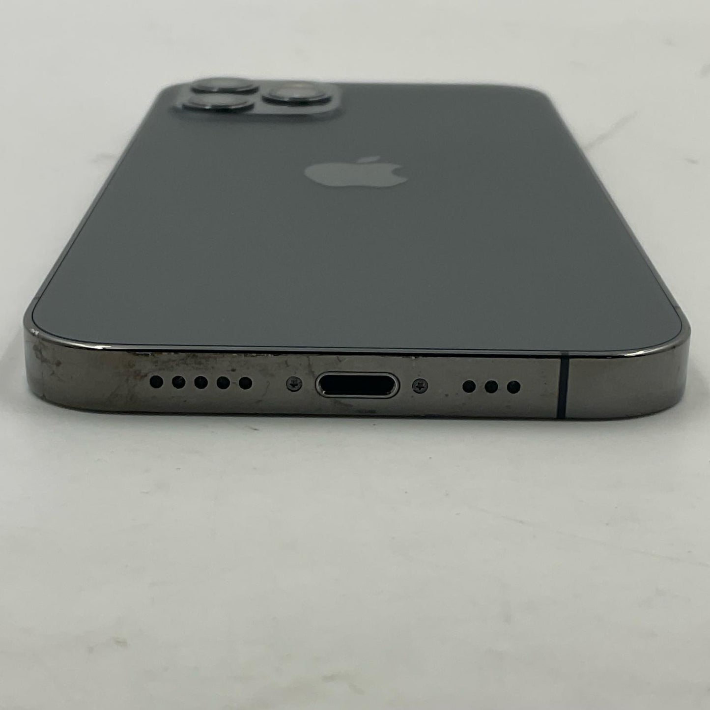 【全額返金保証】【最速発送】Apple iPhone iPhone 12 Pro 128GB グラファイト au 白ロム 動作確認済 76%