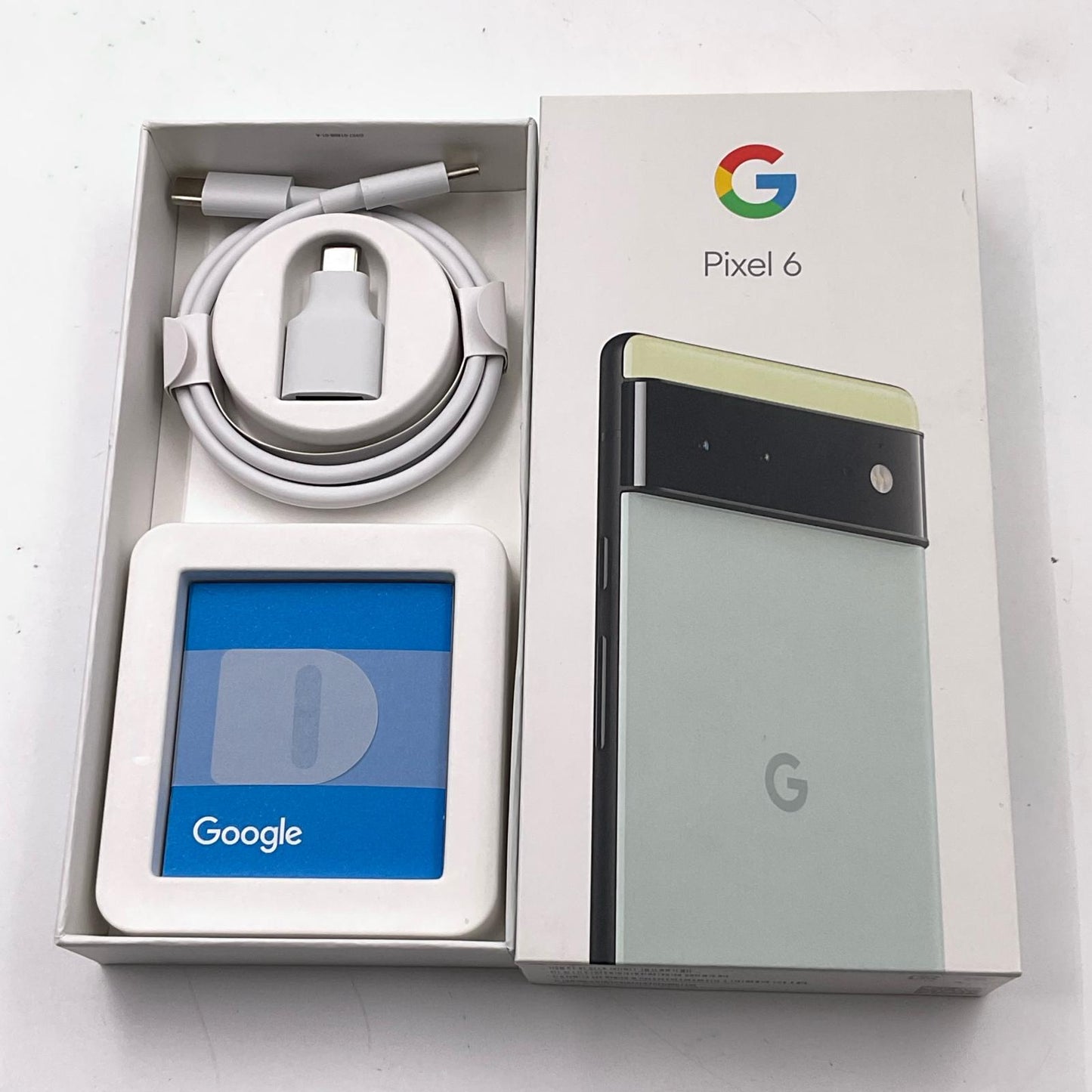 【全額返金保証】【最速発送】Google Pixel 6 128GB ソータシーフォーム au GR1YH 白ロム 動作確認済