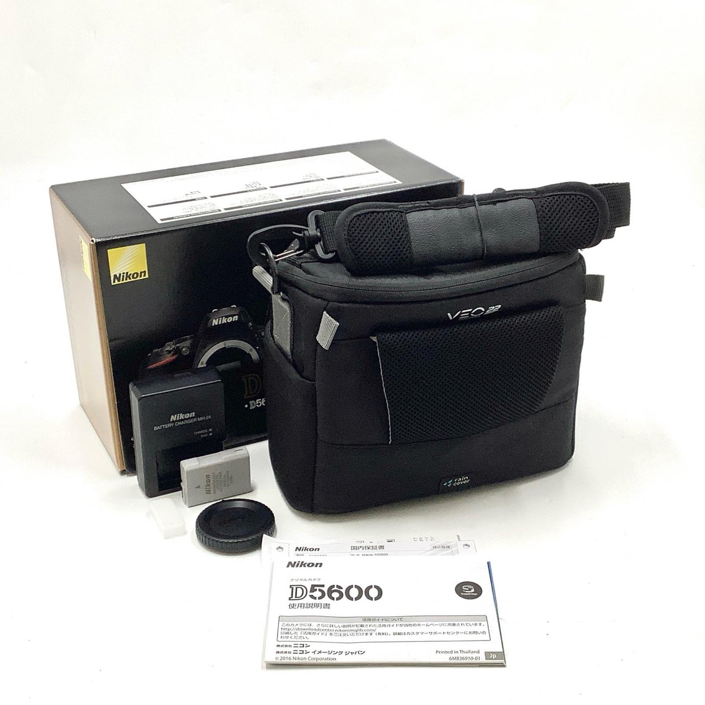 【全額返金保証】【最速発送】Nikon デジタル一眼 D5600 ボディ ブラック 動作確認済