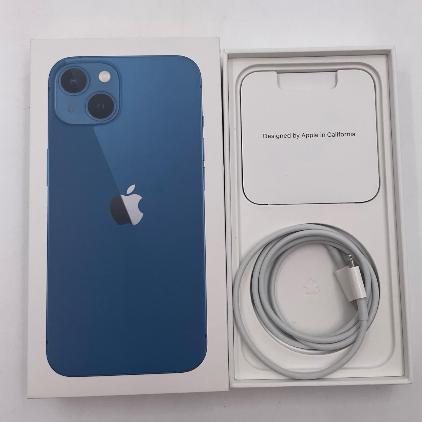 【全額返金保証】【最速発送】Apple iPhone iPhone 13 128GB ブルー SIMフリー 白ロム 美品 動作確認済 93%