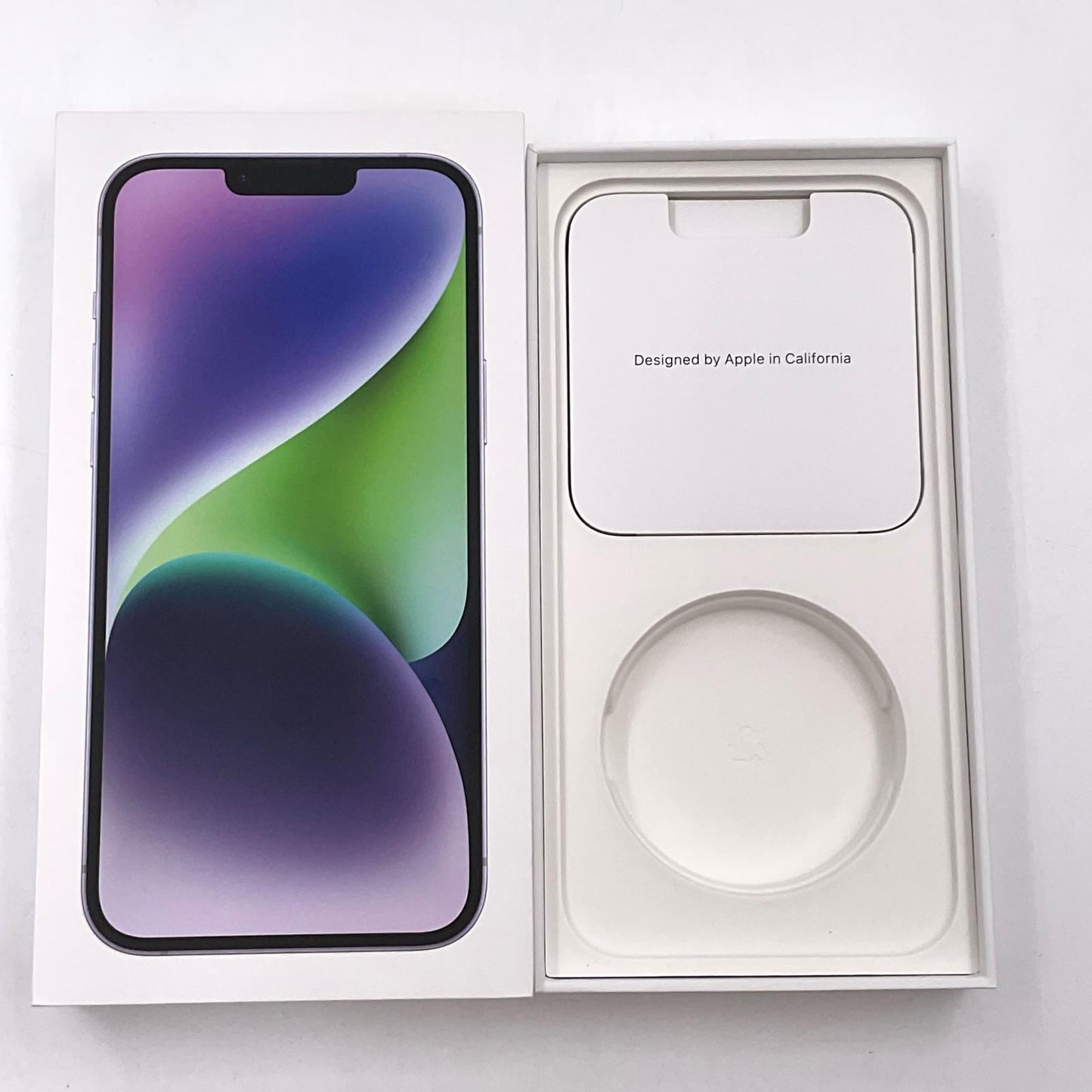 【全額返金保証】【最速発送】Apple iPhone iPhone 14 Plus 128GB パープル au SIMフリー 白ロム 動作確認済 84%