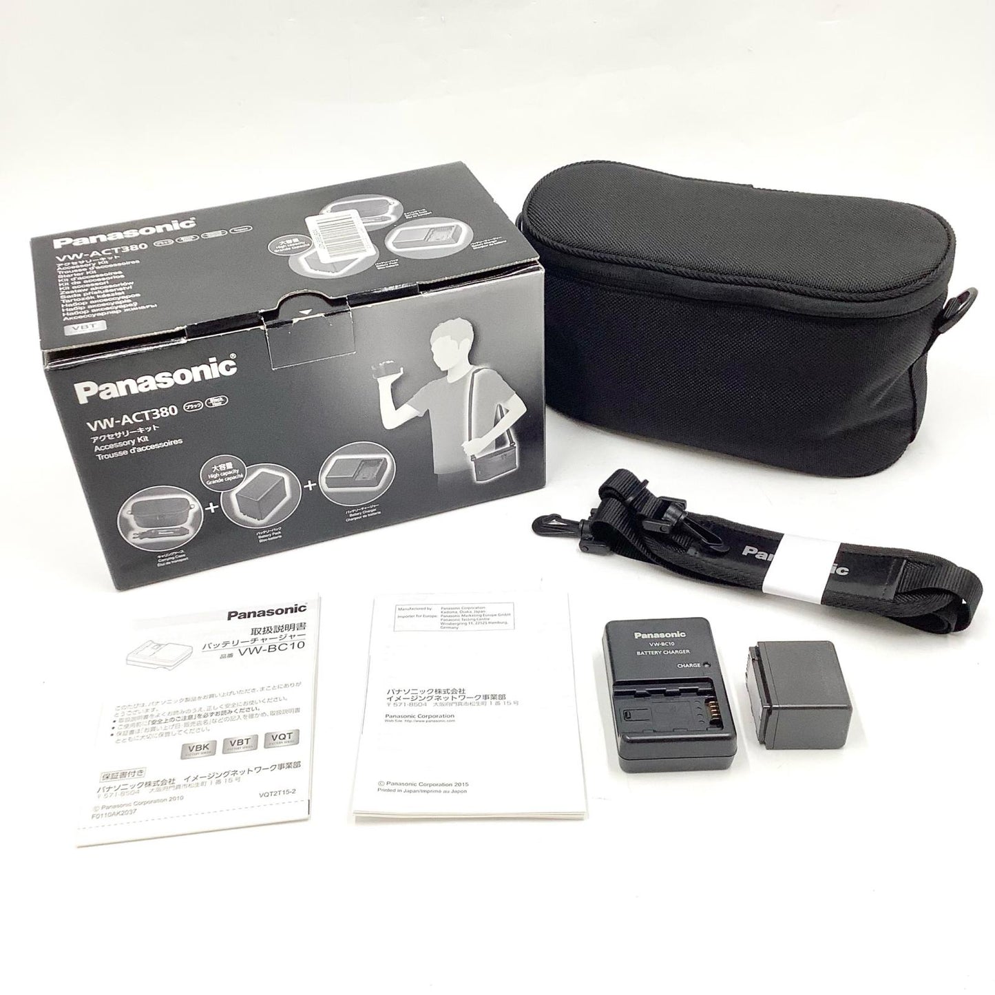 【全額返金保証】【最速発送】Panasonic アクセサリーキット VW-ACT380-K 超美品 動作確認済