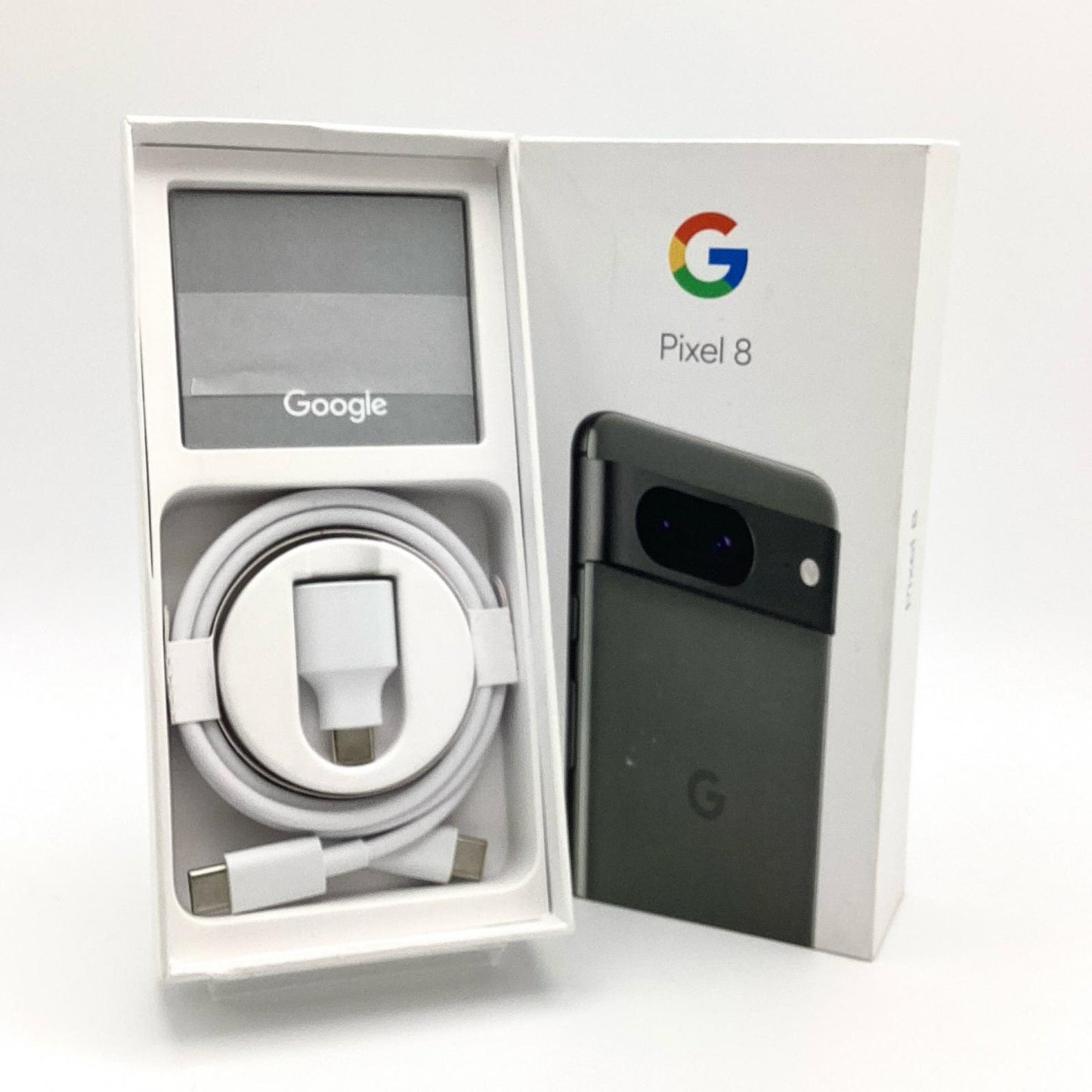 【全額返金保証】【最速発送】Google Pixel 8 128GB グレイ au SIMフリー 白ロム 美品 動作確認済