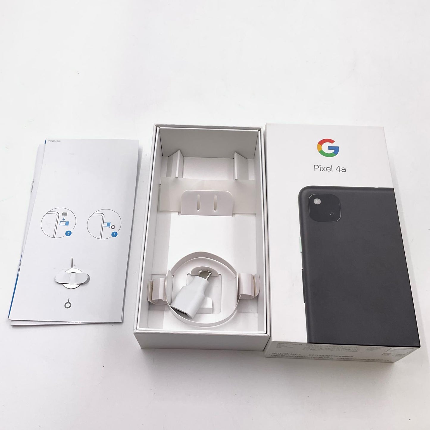【全額返金保証】【最速発送】Google Pixel 4a 128GB ブラック SIMフリー 白ロム 美品 動作確認済
