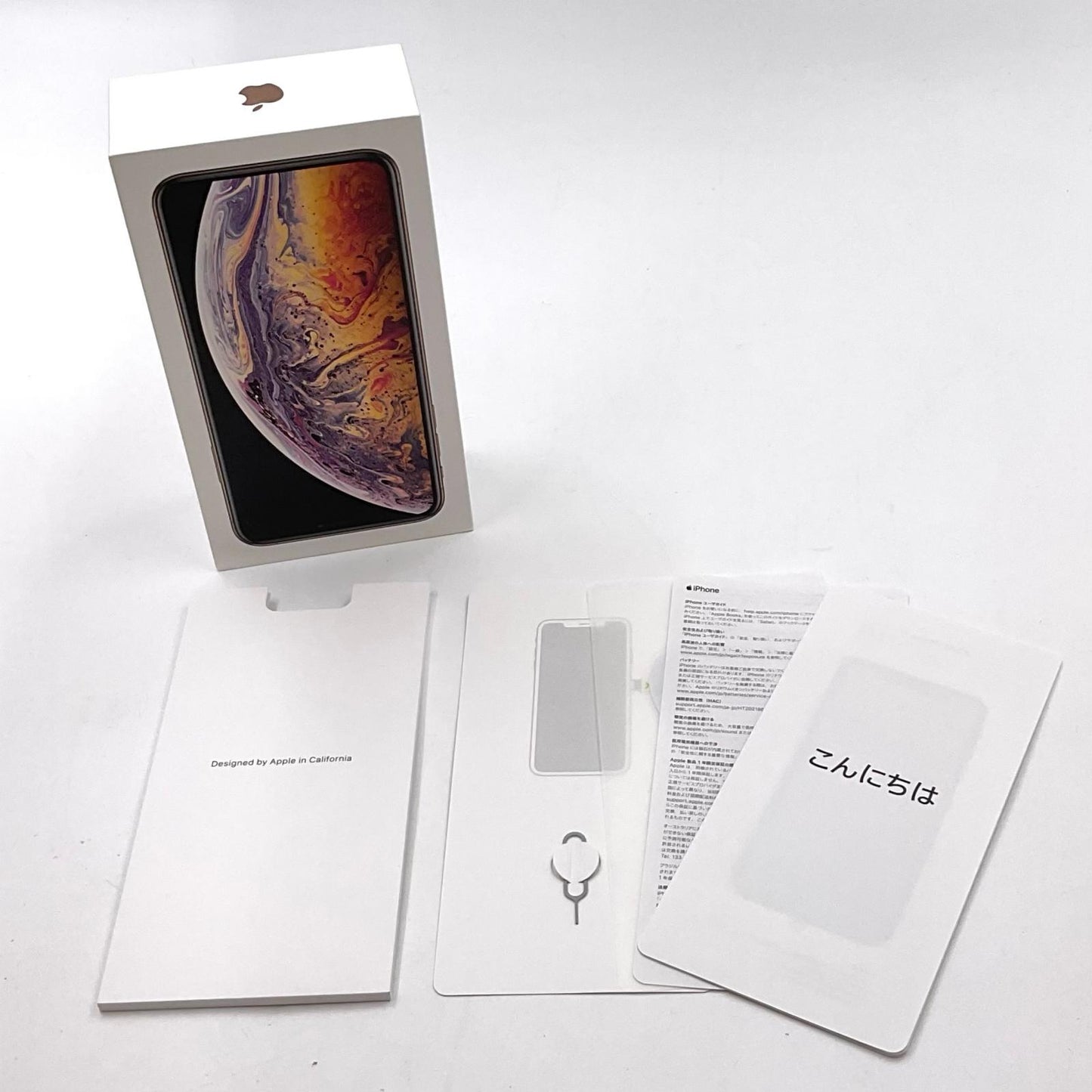 【全額返金保証】【最速発送】Apple iPhone iPhone XS Max 256GB ゴールド au 白ロム 美品 動作確認済 80%
