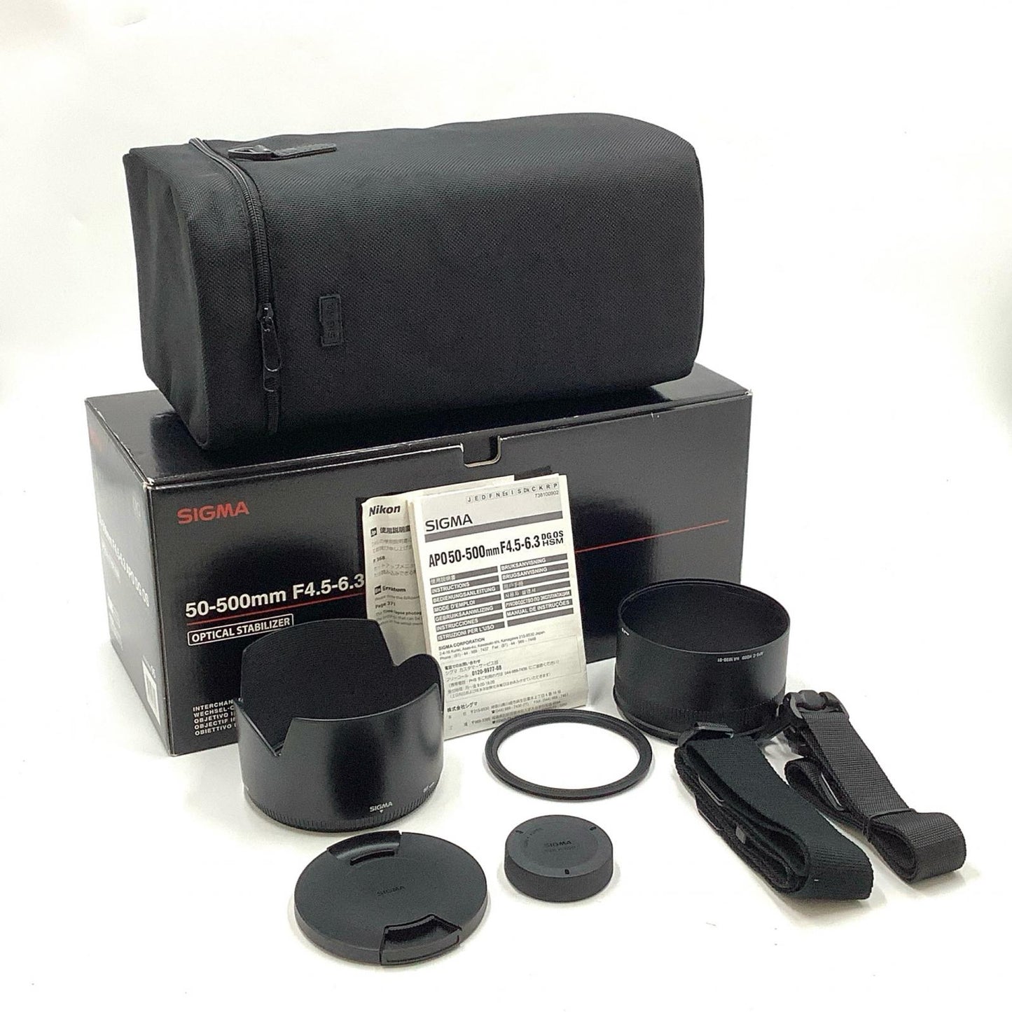 【全額返金保証】【最速発送】SIGMA APO 50-500mm F4.5-6.3 DG OS HSM (ニコン用) 動作確認済