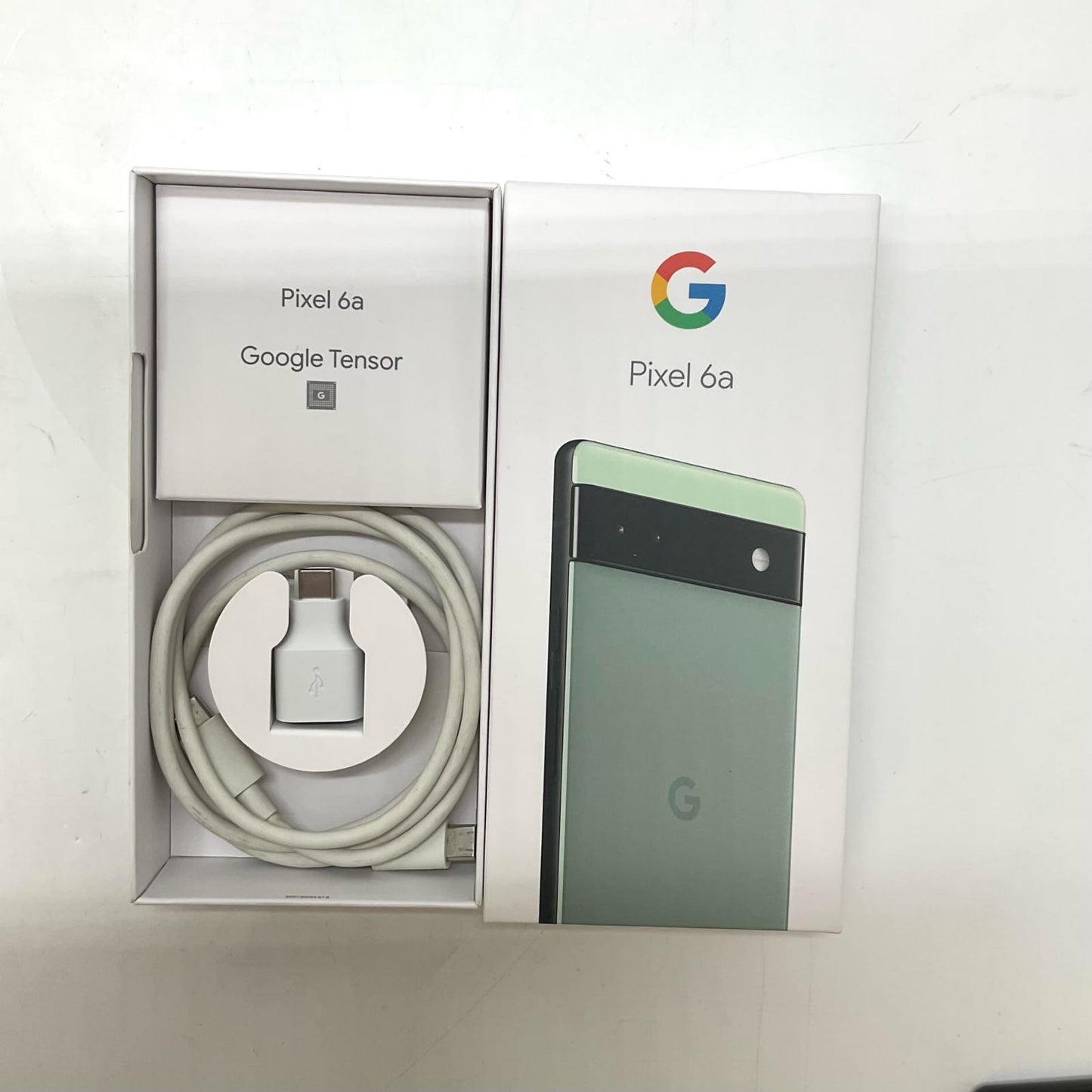 【全額返金保証】【最速発送】Google Pixel 6a 128GB Sage SIMフリー GB17L 白ロム 動作確認済