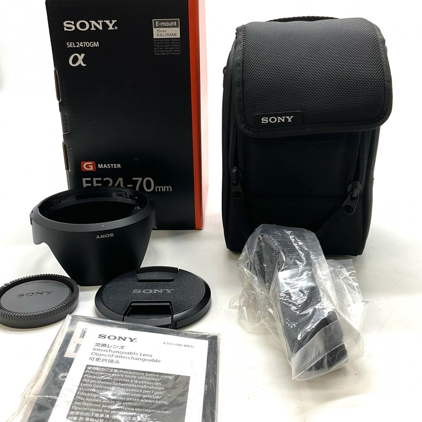 【全額返金保証】【最速発送】Sony FE 24-70mm F2.8 GM SEL2470GM 美品 動作確認済
