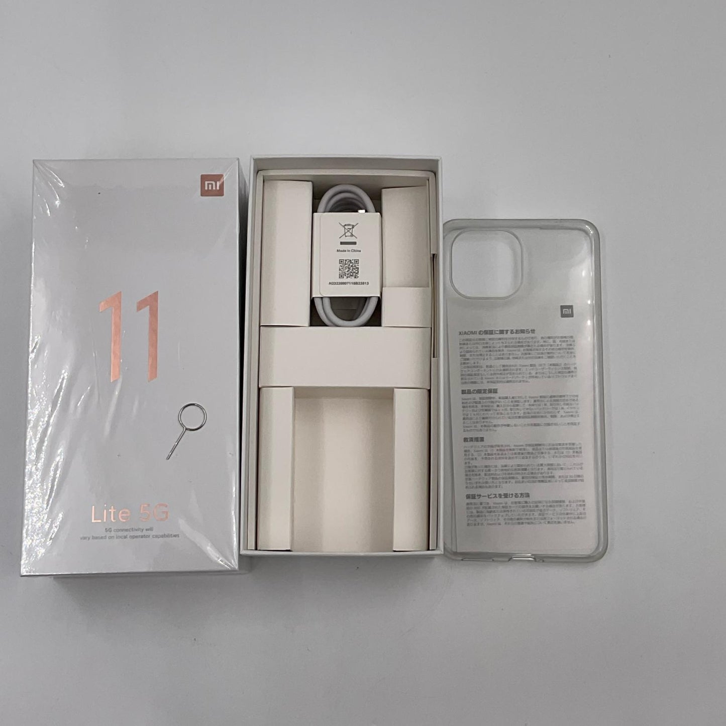 【全額返金保証】【最速発送】Xiaomi Mi 11 Lite 5G 128GB トリュフブラック SIMフリー M2101K9R 白ロム 動作確認済