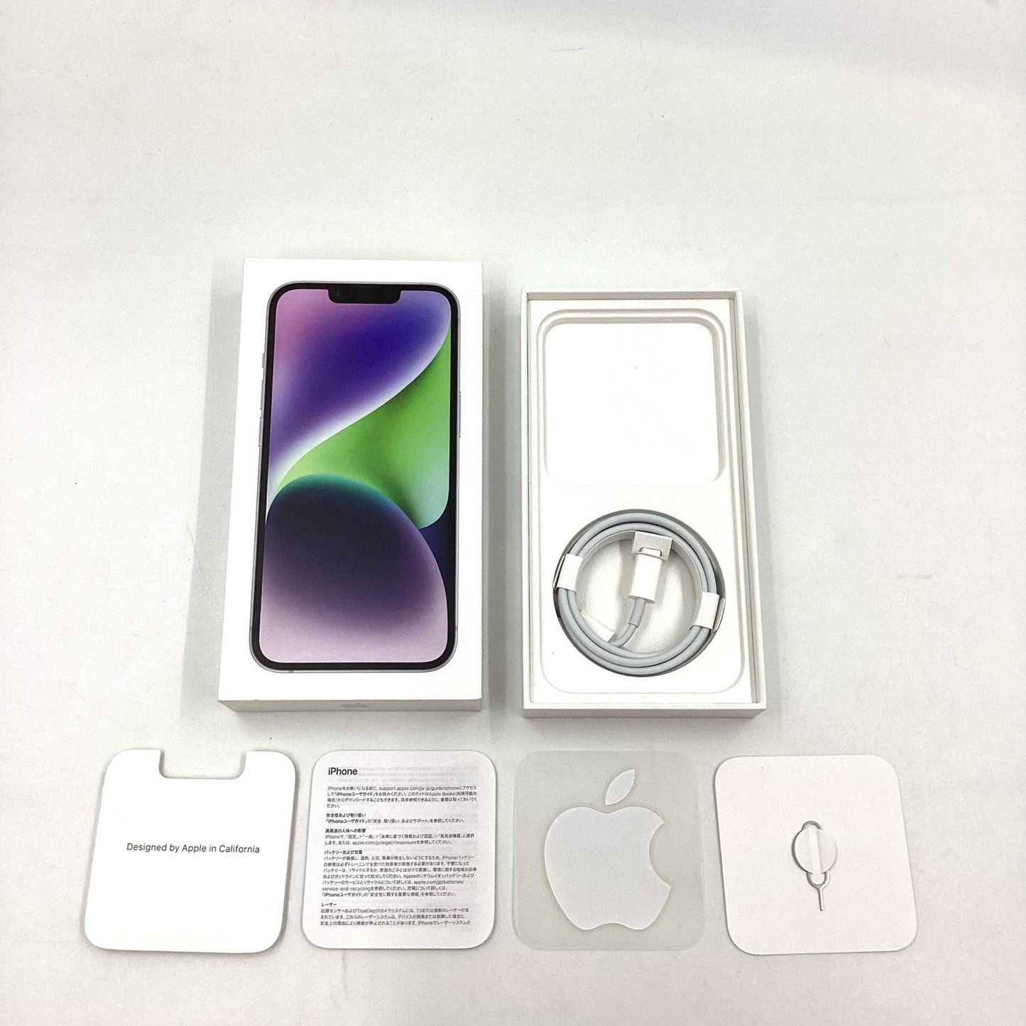 【全額返金保証】【最速発送】Apple iPhone iPhone 14 128GB パープル docomo SIMフリー 美品 動作確認済 86%