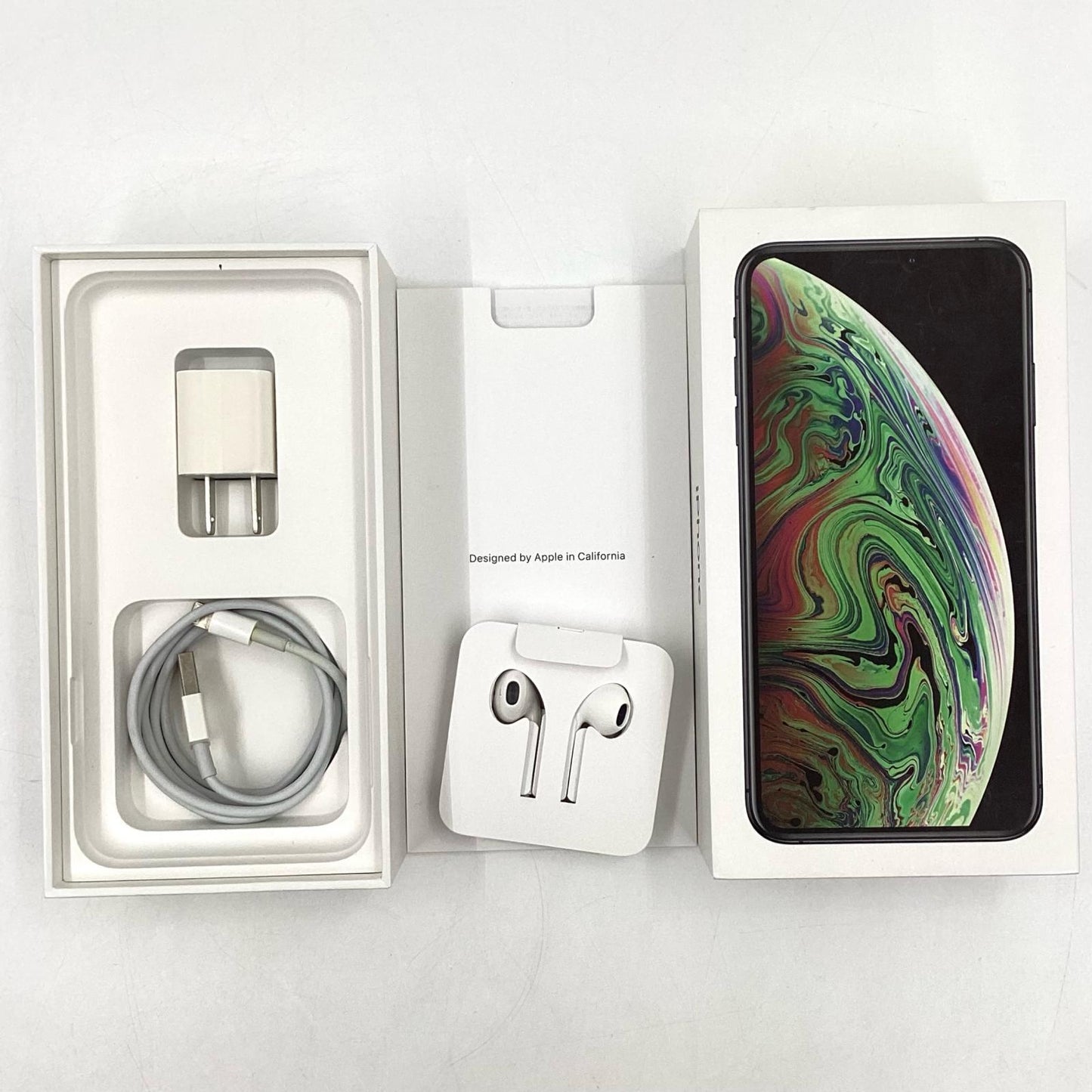 【全額返金保証】【最速発送】Apple iPhone iPhone XS Max 64GB スペースグレイ Softbank 白ロム 美品 動作確認済 80%
