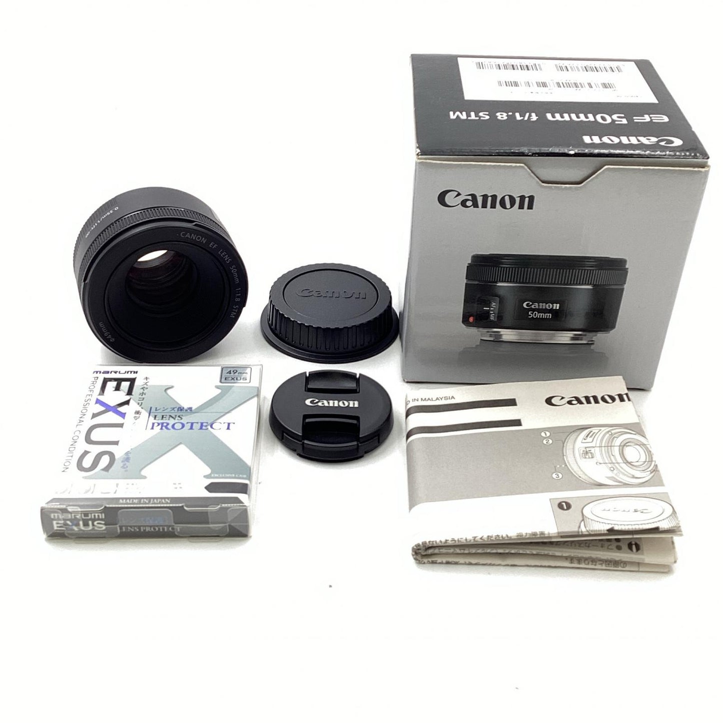 【全額返金保証】【最速発送】Canon EF50mm F1.8 STM 美品 動作確認済