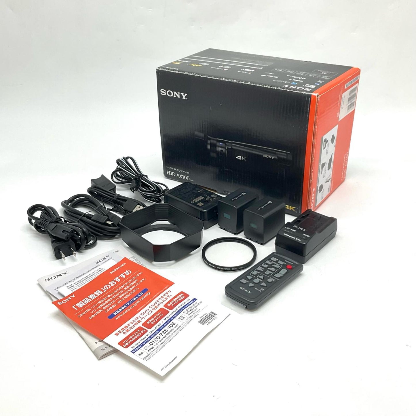 【全額返金保証】【最速発送】Sony FDR-AX100 動作確認済