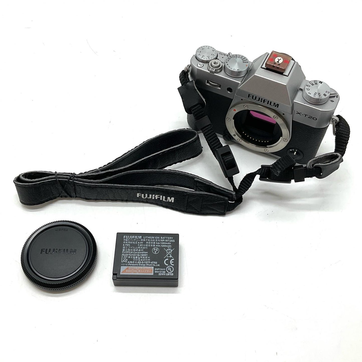 【全額返金保証】【最速発送】FUJIFILM デジタル一眼 FUJIFILM X-T20 ボディ シルバー 動作確認済