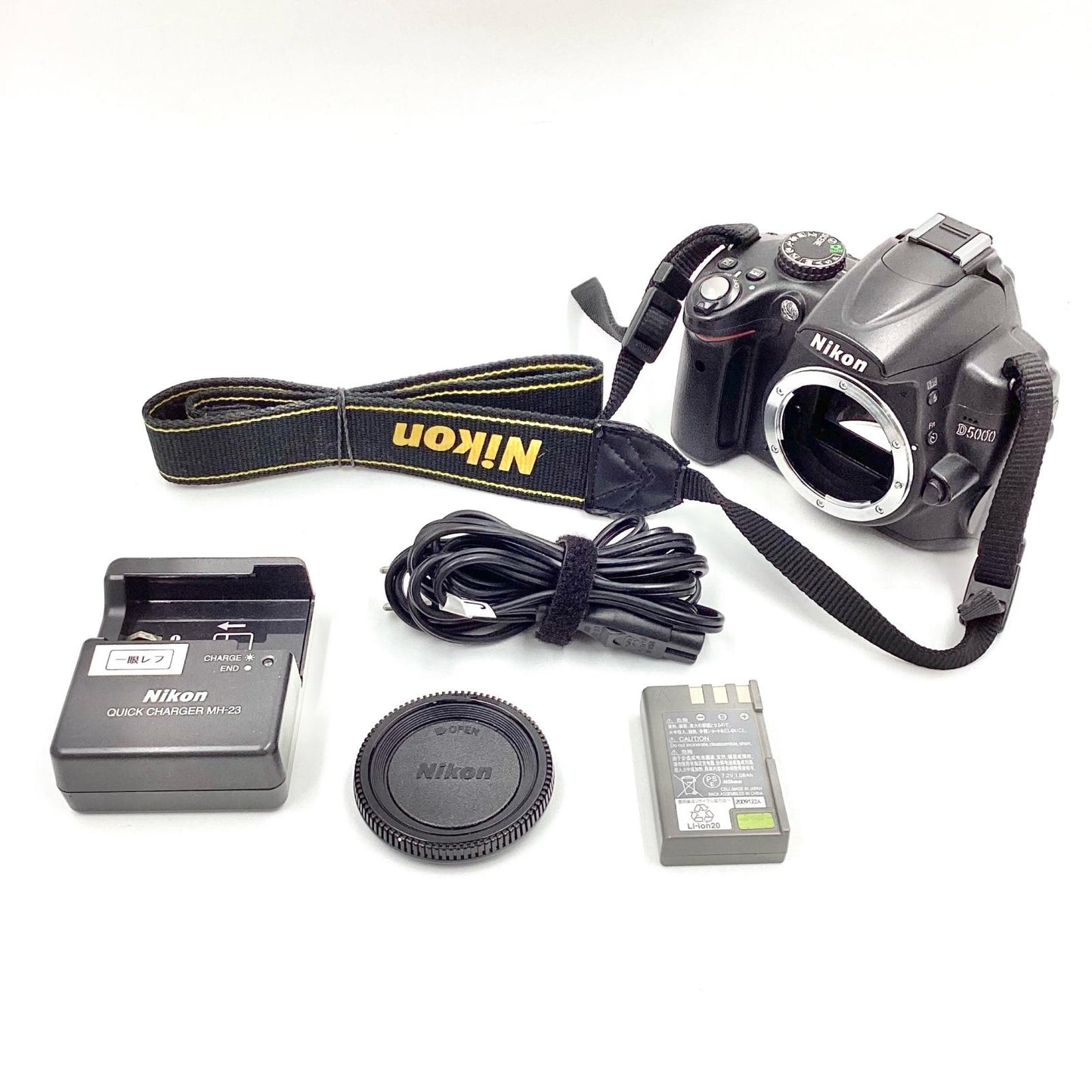 【全額返金保証】【最速発送】Nikon デジタル一眼 D5000 ボディ ブラック 動作確認済