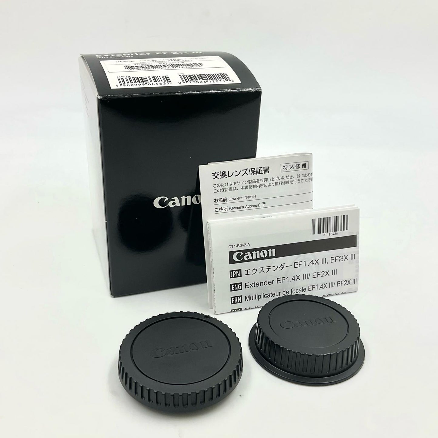 【全額返金保証】【最速発送】Canon EXTENDER EF2X III 美品 動作確認済