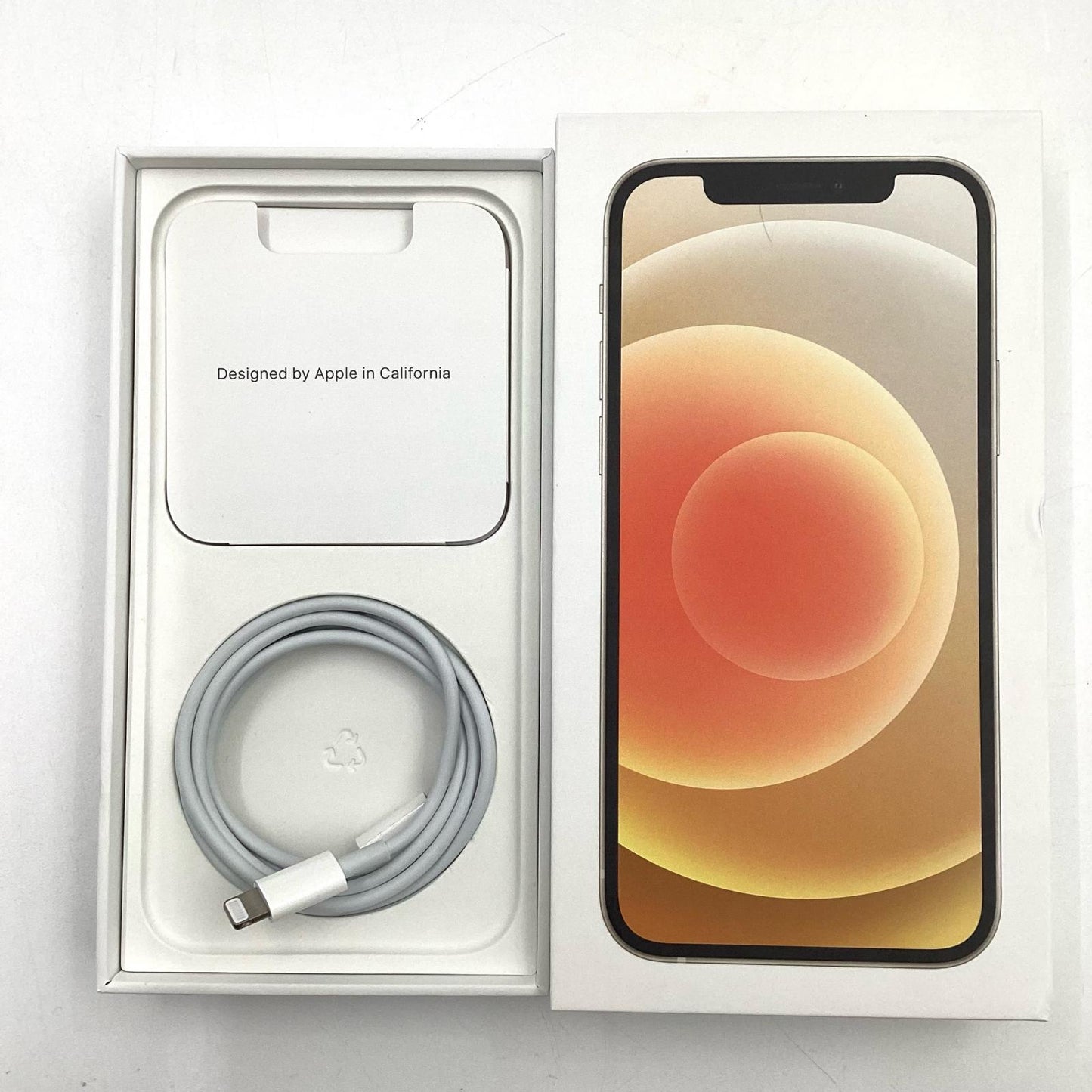 【全額返金保証】【最速発送】Apple iPhone iPhone 12 128GB ホワイト SIMフリー 動作確認済 80%