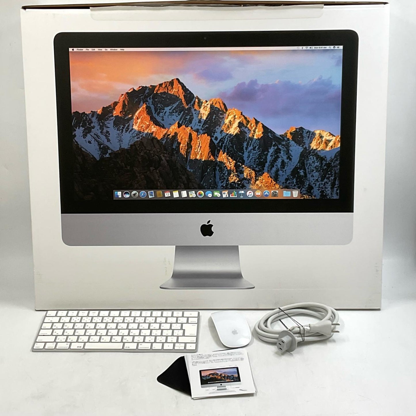 【全額返金保証】【最速発送】Apple iMac 21.5インチ 1.6GHz デュアルコア Intel Core i5 8GB HDD 1TB シルバー 動作確認済