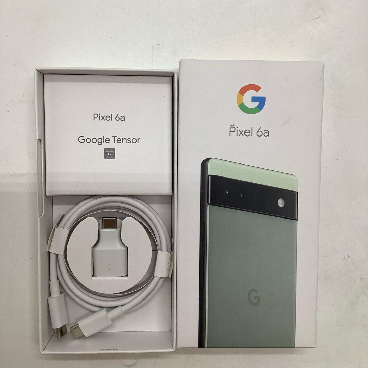 【全額返金保証】【最速発送】Google Pixel 6a 128GB Obsidian Softbank SIMフリー GB17L 白ロム 動作確認済