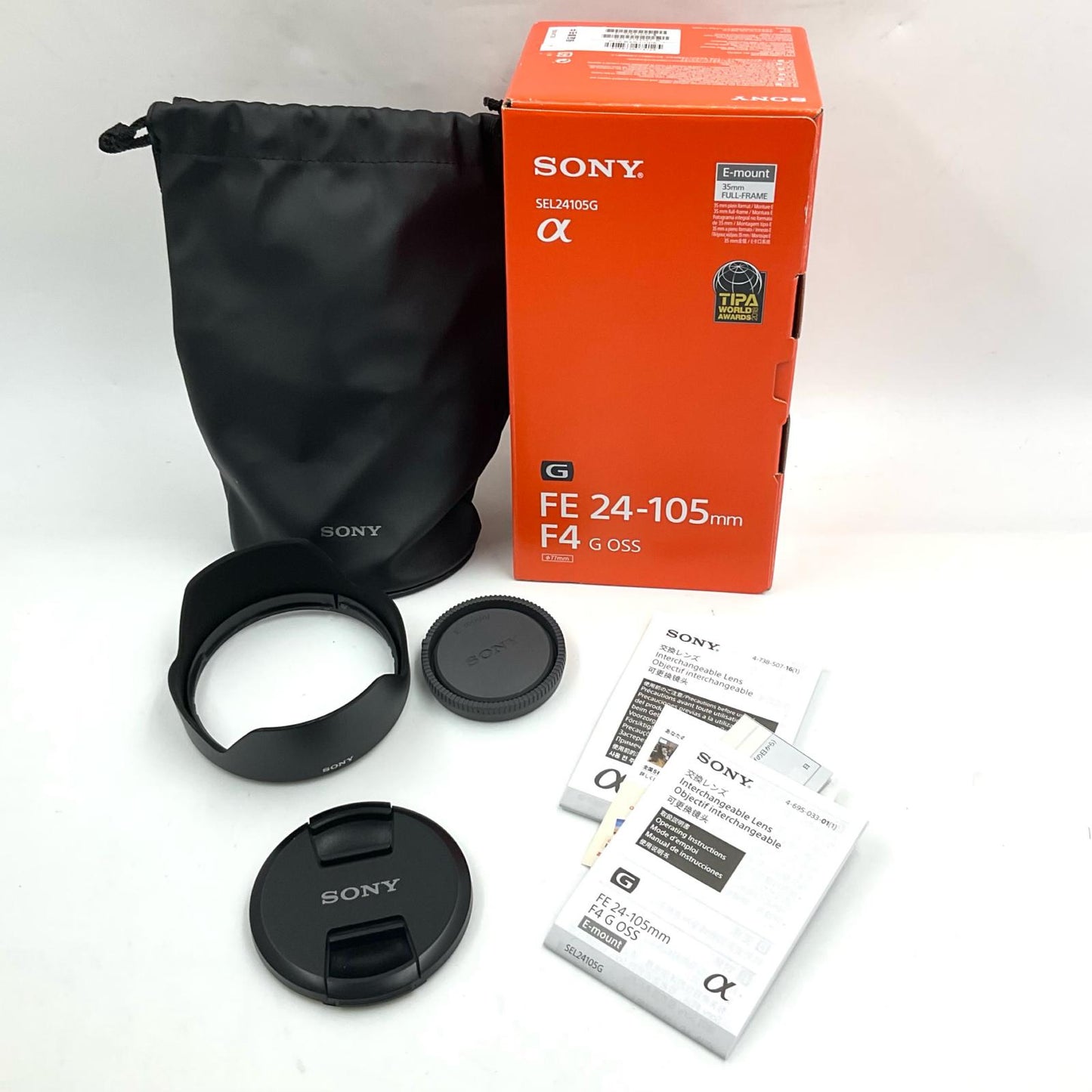 【全額返金保証】【最速発送】Sony FE 24-105mm F4 G OSS SEL24105G 美品 動作確認済