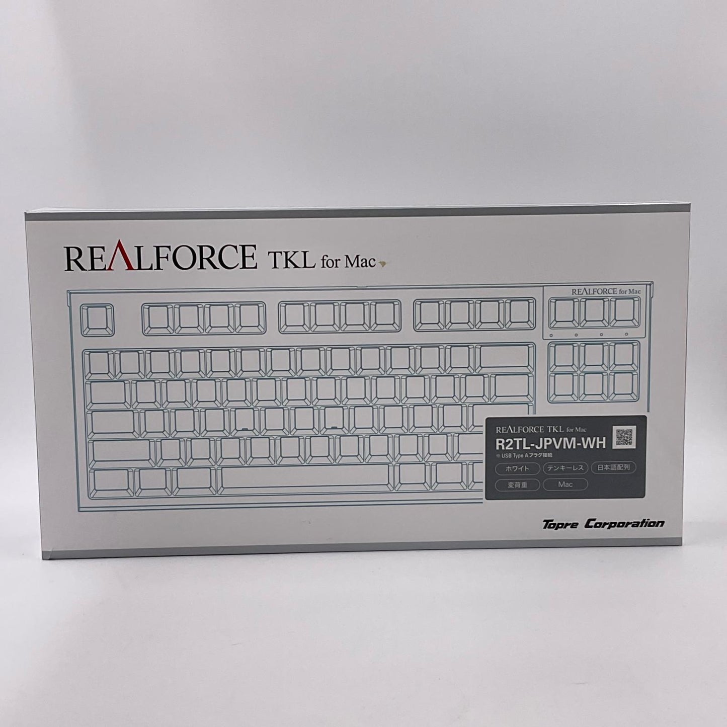 【全額返金保証】【最速発送】東プレ REALFORCE TKL for Mac R2TL-USVM-WH 動作確認済