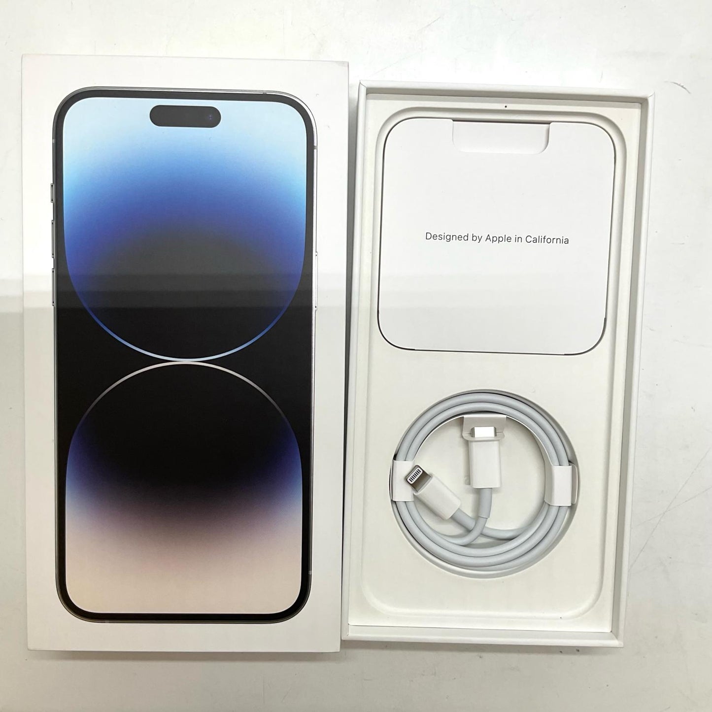 【全額返金保証】【最速発送】Apple iPhone iPhone 14 Pro Max 128GB シルバー Softbank 美品 動作確認済 85%