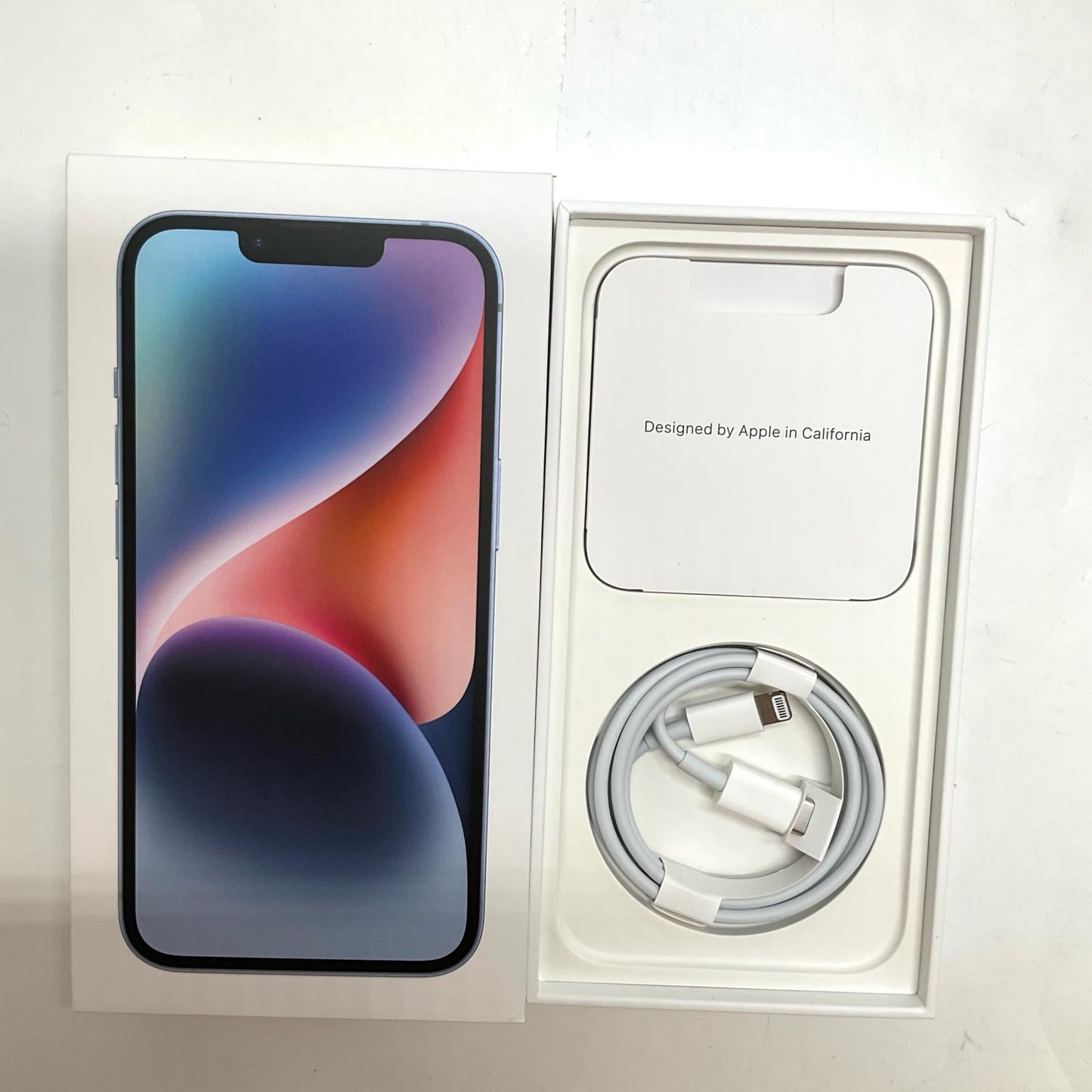【全額返金保証】【最速発送】Apple iPhone iPhone 14 128GB ブルー Softbank 美品 動作確認済 84%