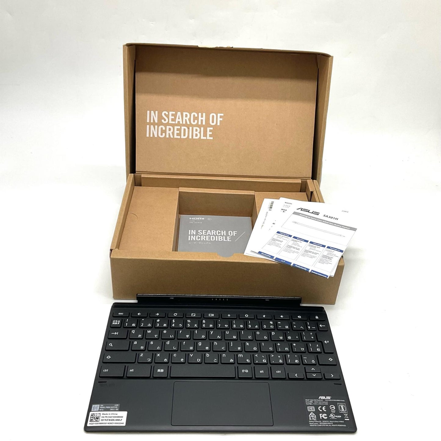 【全額返金保証】【最速発送】ASUS Chromebook Detachable CM3 CM3000DV 10.5インチ MT8183 4GB eMMC 128GB 美品 動作確認済