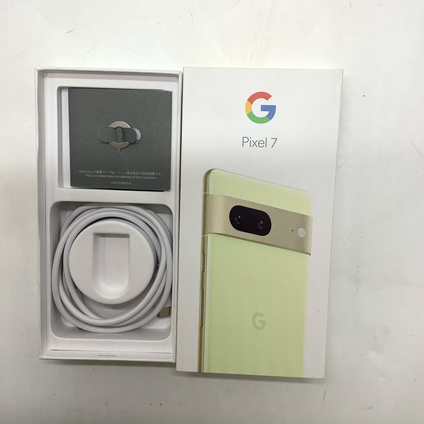 【全額返金保証】【最速発送】Google Pixel 7 128GB Lemongrass SIMフリー G03Z5 白ロム 動作確認済