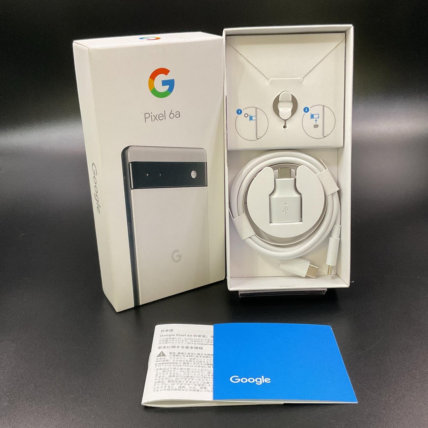 【全額返金保証】【最速発送】Google Pixel 6a 128GB チョーク au GB17L 白ロム 動作確認済