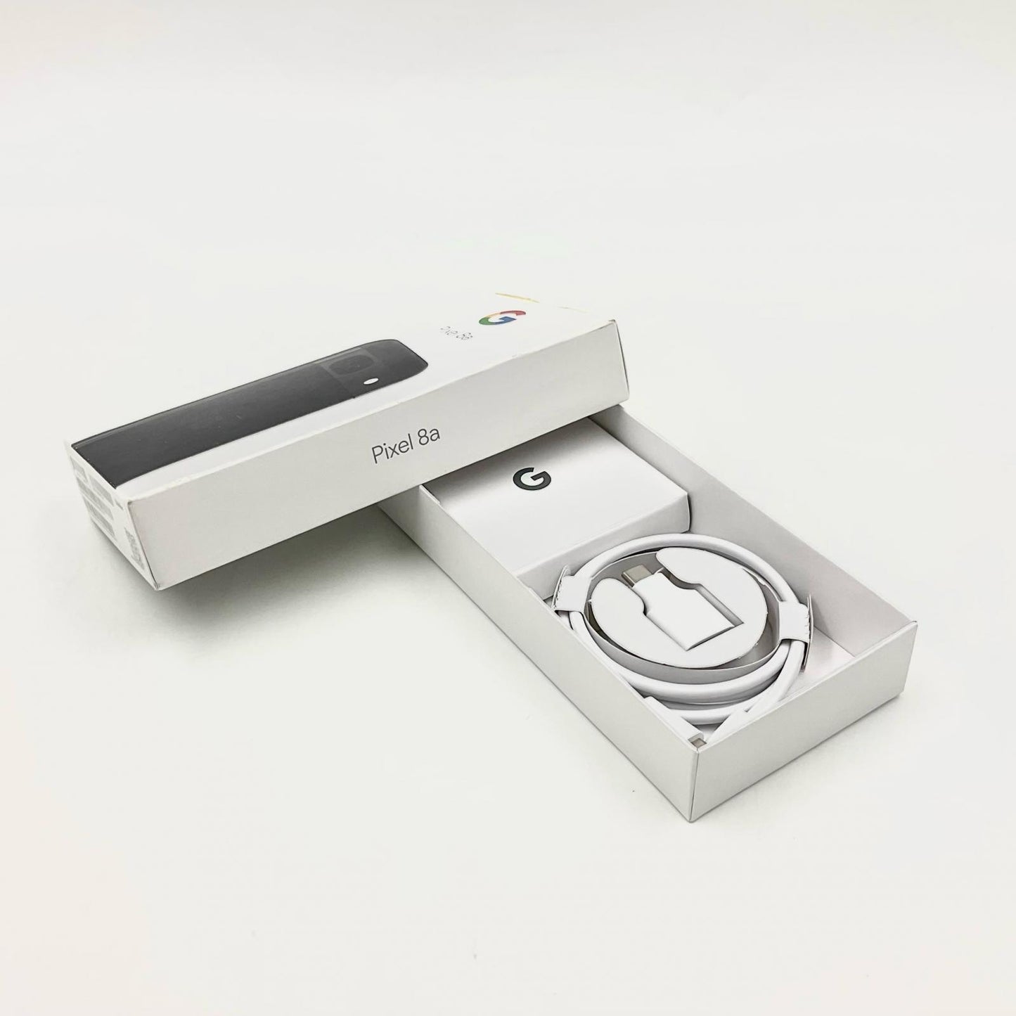 【全額返金保証】【最速発送】Google Pixel 8a 128GB オブシディアン au G576D 白ロム 美品 動作確認済