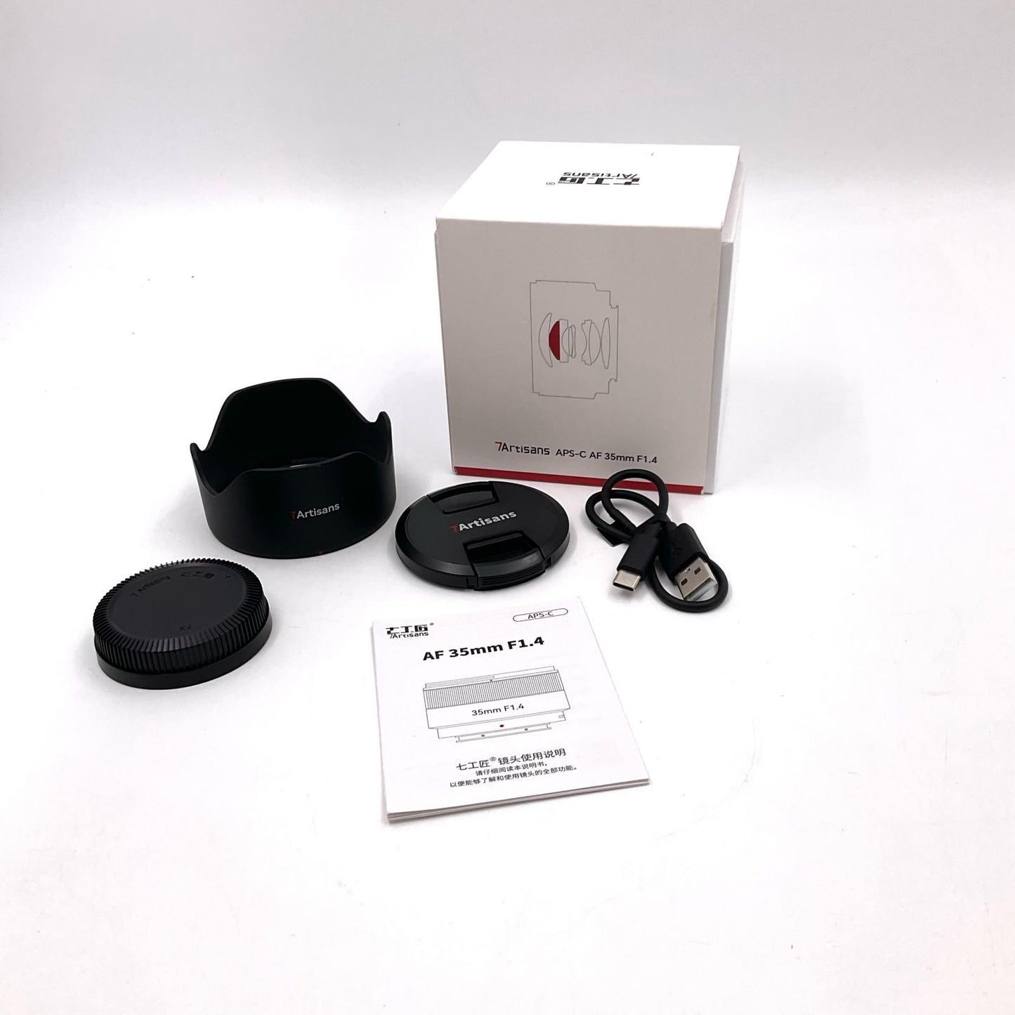 【全額返金保証】【最速発送】七工匠 7Artisans 35mm F1.4 AF 美品 動作確認済