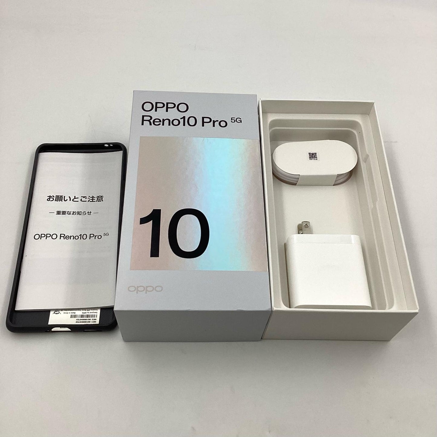 【全額返金保証】【最速発送】OPPO Reno 10 Pro 5G 256GB シルバーグレー Softbank A3020P 白ロム 美品 動作確認済