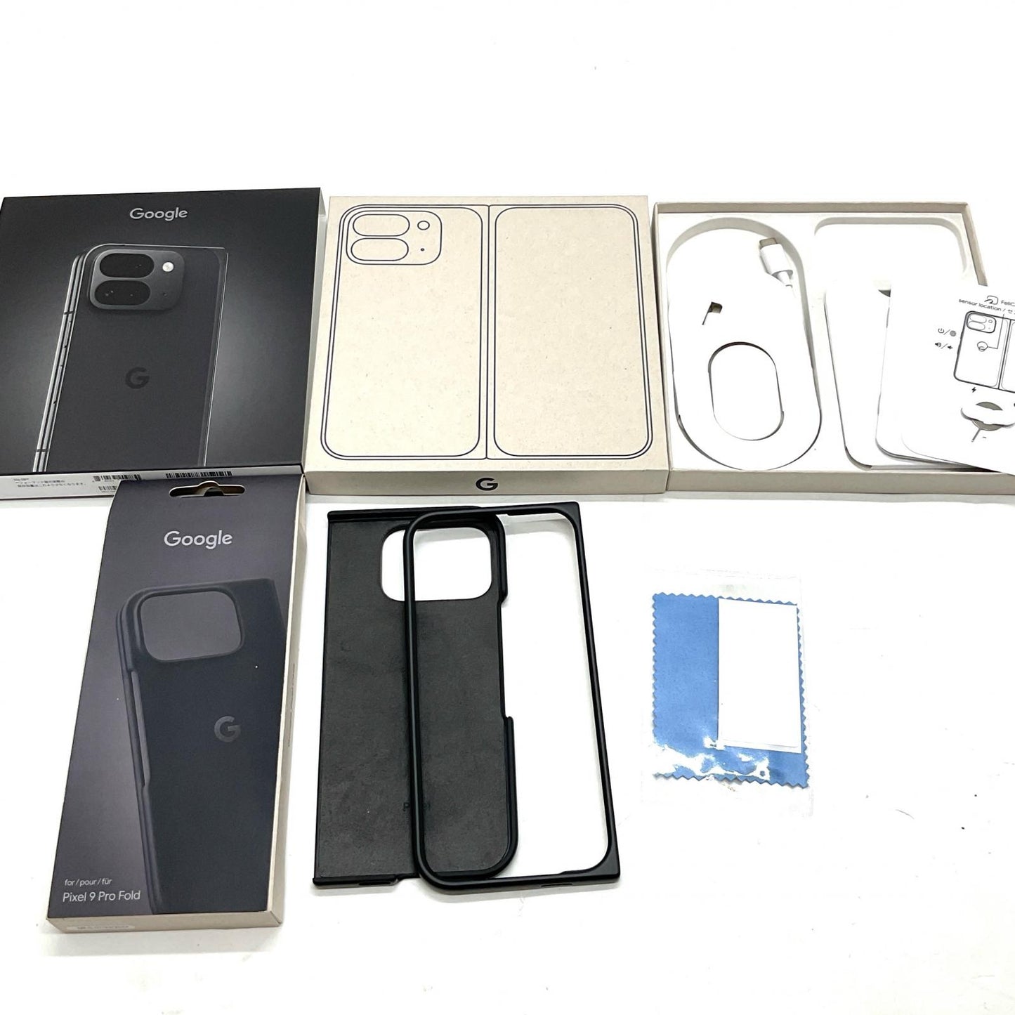 【全額返金保証】【最速発送】Google Pixel 9 Pro Fold 256GB Obsidian docomo GC15S 超美品 動作確認済