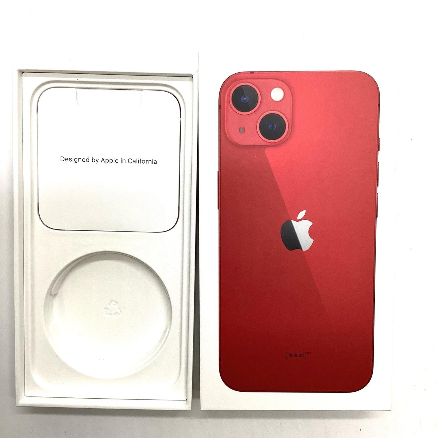 【全額返金保証】【最速発送】Apple iPhone iPhone 13 128GB (PRODUCT)RED au SIMフリー 白ロム 動作確認済 75%