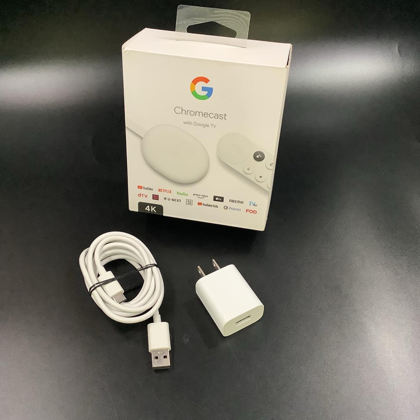 【全額返金保証】【最速発送】Google Chromecast with Google TV G9N9N GA01919-JP 美品 動作確認済