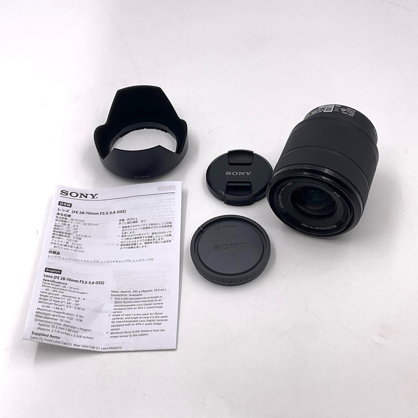 【全額返金保証】【最速発送】Sony FE 28-70mm f/3.5-5.6 OSS 美品 動作確認済