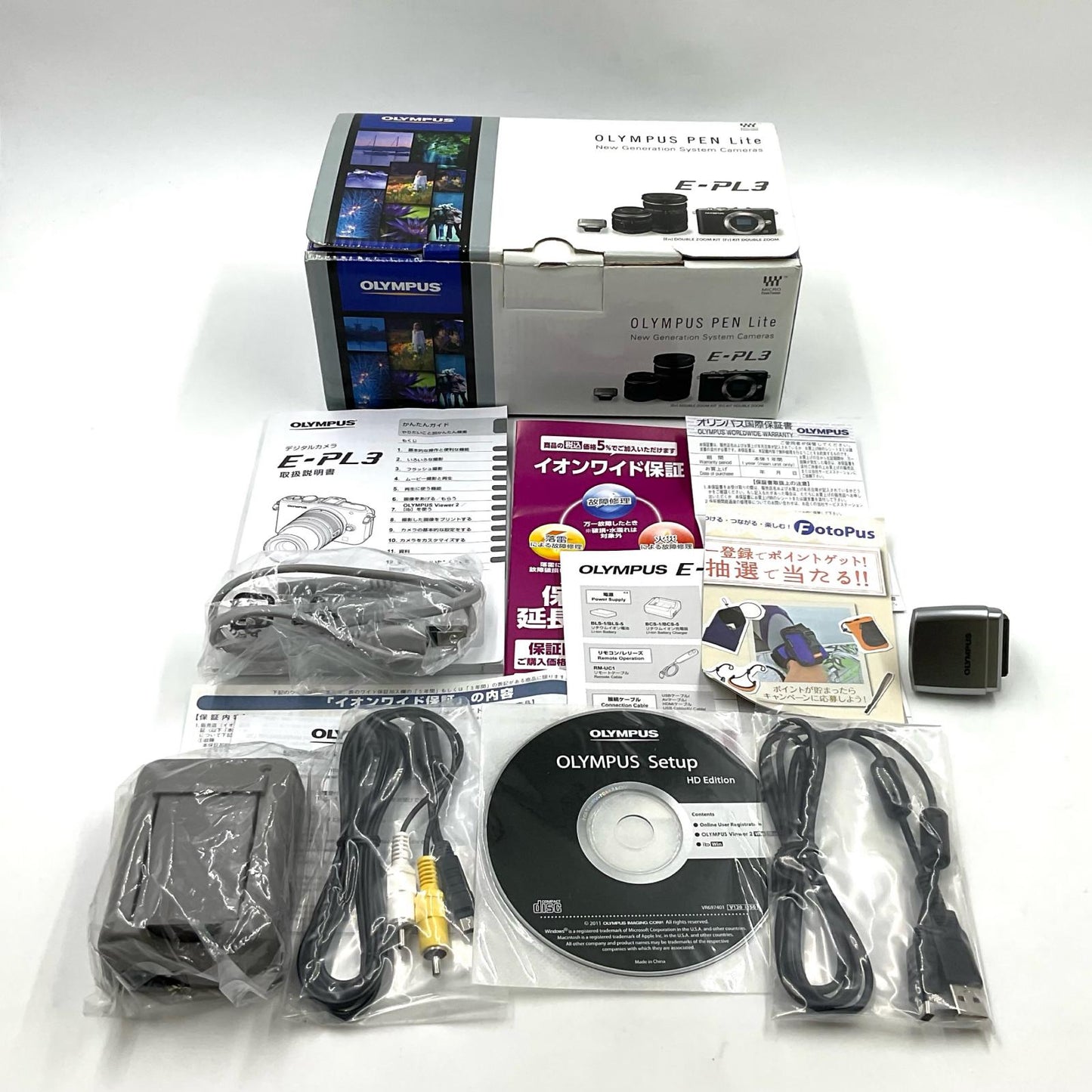 【全額返金保証】【最速発送】OLYMPUS デジタル一眼 OLYMPUS PEN Lite E-PL3 ボディ シルバー 美品 動作確認済